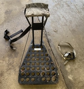 LOC-ON Black Lightning Climbing Tree Stand Platform & Seat