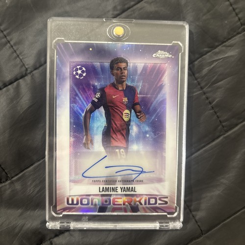 2024-25 Topps Chrome UEFA Lamine Yamal Wonderkids Auto
