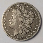 1892-CC Morgan Silver Dollar Fine+