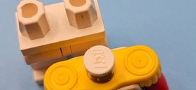 LEGO Imperial Guard ADMIRAL Minifigure pi074 w/Weapons from 6271