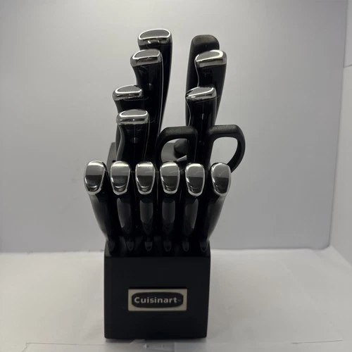 Cuisinart 15-Piece Knife Set with Block, High Carbon Stainless Steel, Forged