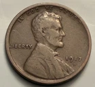 1917-D Lincoln Wheat Cent Denver Mint Very Fine Penny BN2145
