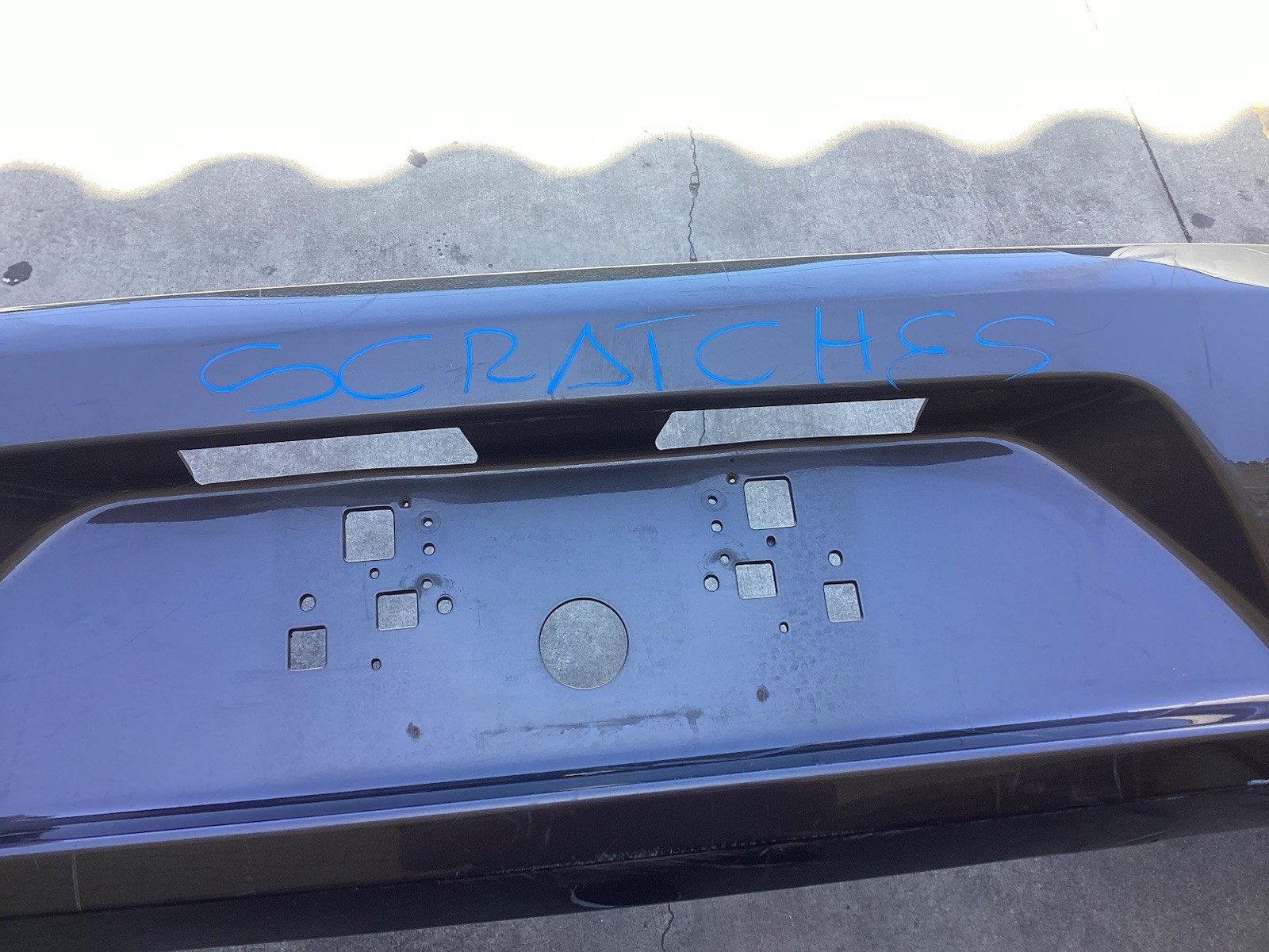 2010-2011-2012-2013-2014-2015 ASTON MARTIN RAPIDE S REAR BUMPER USED OEM 