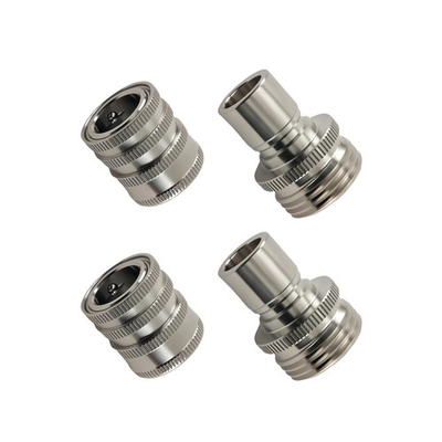 #ad 3 4in Garden Hose Pressure Washer Adapter Kit Stainless Steel Fitting 4Pcs $16.64