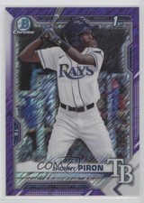 2021 Bowman Chrome Prospects Purple Shimmer Refractor /250 Jhonny Piron 0qu7