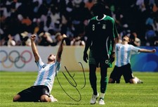 Signed Javier Mascherano Argentina Photo Liverpool Barcelona Hebei China Fortune
