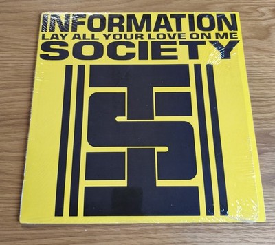 Information Society - Lay All Your Love On Me USA 12'' 1989 Tommy Boy Techno