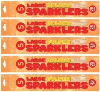 SPEKTATEK 30-Pack of 25cm Party Sparklers – Safe Perfect for Birthdays, New Year, Weddings