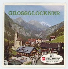 Grossglockner Hochalpenstrasse Austria GAF View-Master Packet C-651-F Exc. Cond.