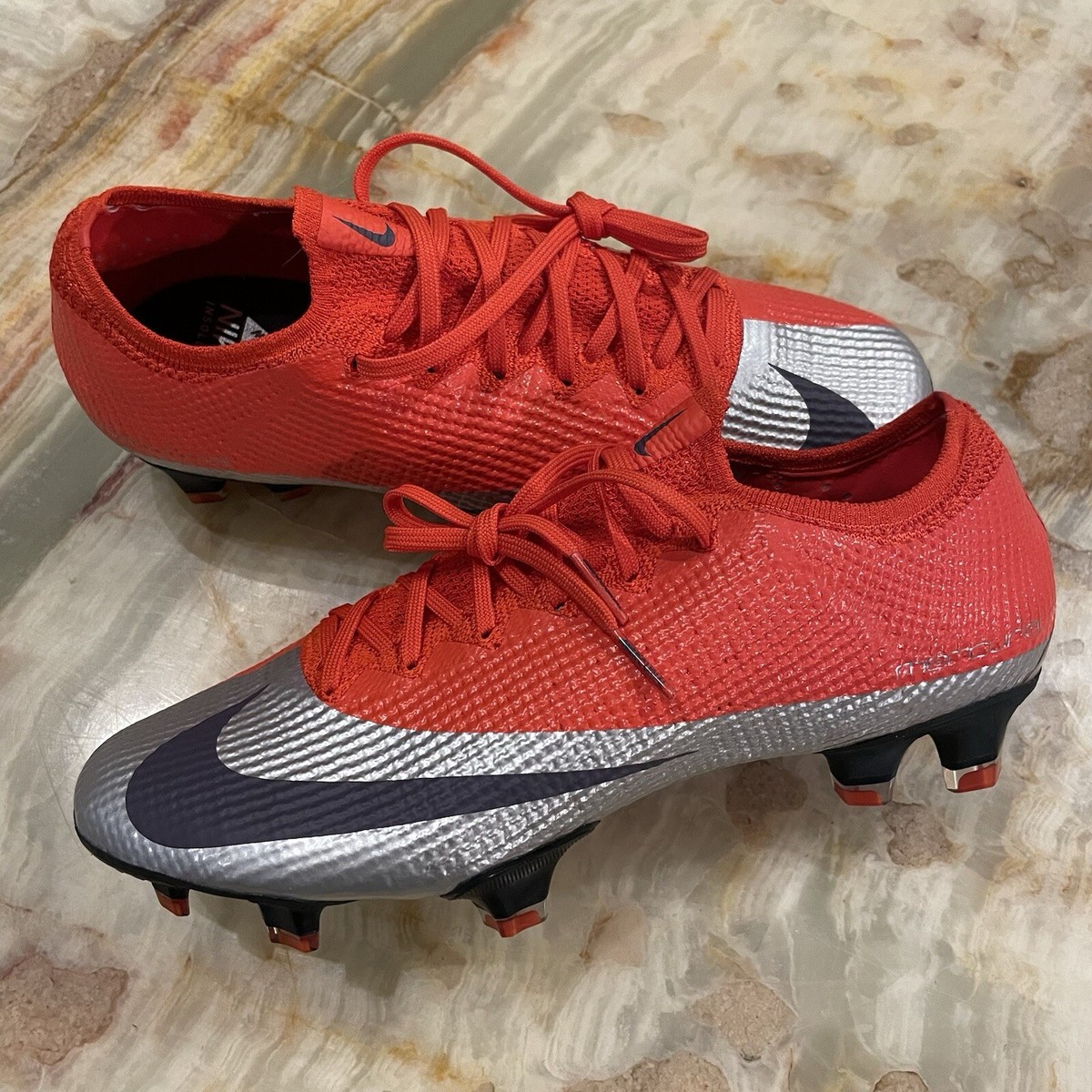 New Nike Mercurial Vapor 13 Elite FG Max Orange Silver