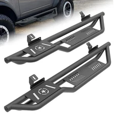 Heavy Duty Steel Nerf Bars Side Running Boards For 2021-2026 Ford Bronco 2 Doors