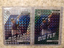Kris Bryant Big Fly Green & Silver Prizm 2022 Mosaic Baseball Colorado Rockies