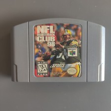 NFL Quarterback Club 98 (Nintendo 64, 1997) tested and working N64