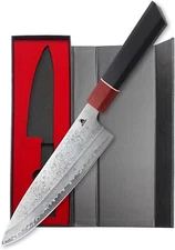 Miyake 8" Japanese Chef Knife Stainless Steel Blade G10 Handle Kitchen BBQ