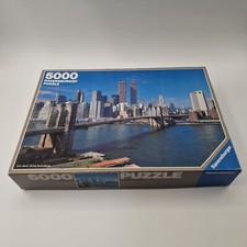 New York City Ravensburger 5000 Piece Puzzle  * Complete * Twin Towers * 1988
