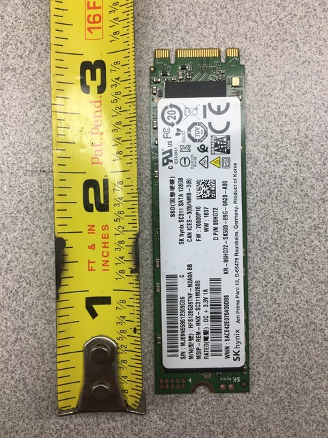 Genuine SK Hynix SC311 SATA 128GB M 2 Solid State Drive HFS128G39TNF 