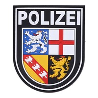 Rubberpatch Polizei Saarland - Farbig