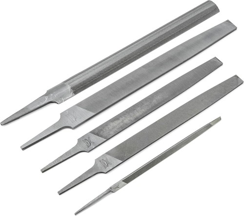 Versatile 5 Pc. File Set with 6", 8" & 10" Tools for Home and Professional Use - Picture 2 of 3