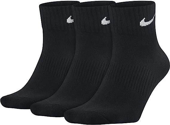 NIKE SOCKS 3 PAIRS PACK - LIGHTWEIGHT CREW ANKLE MENS WOMENS SPORTS UK - Image 3 of 4