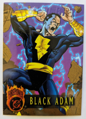 Carte Adam noire DC Outburst Firepower #48 - Photo 1/2