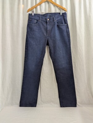 Mott & Bow women's W32 x L32 straight leg dark wash, 98% cotton jeans J9
