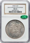1900-S Morgan Silver Dollar NGC MS64 CAC Jules Reiver Collection Gun Metal Frost