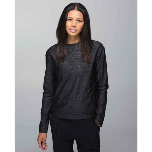 Lululemon- Departure Top Petal Camo Black