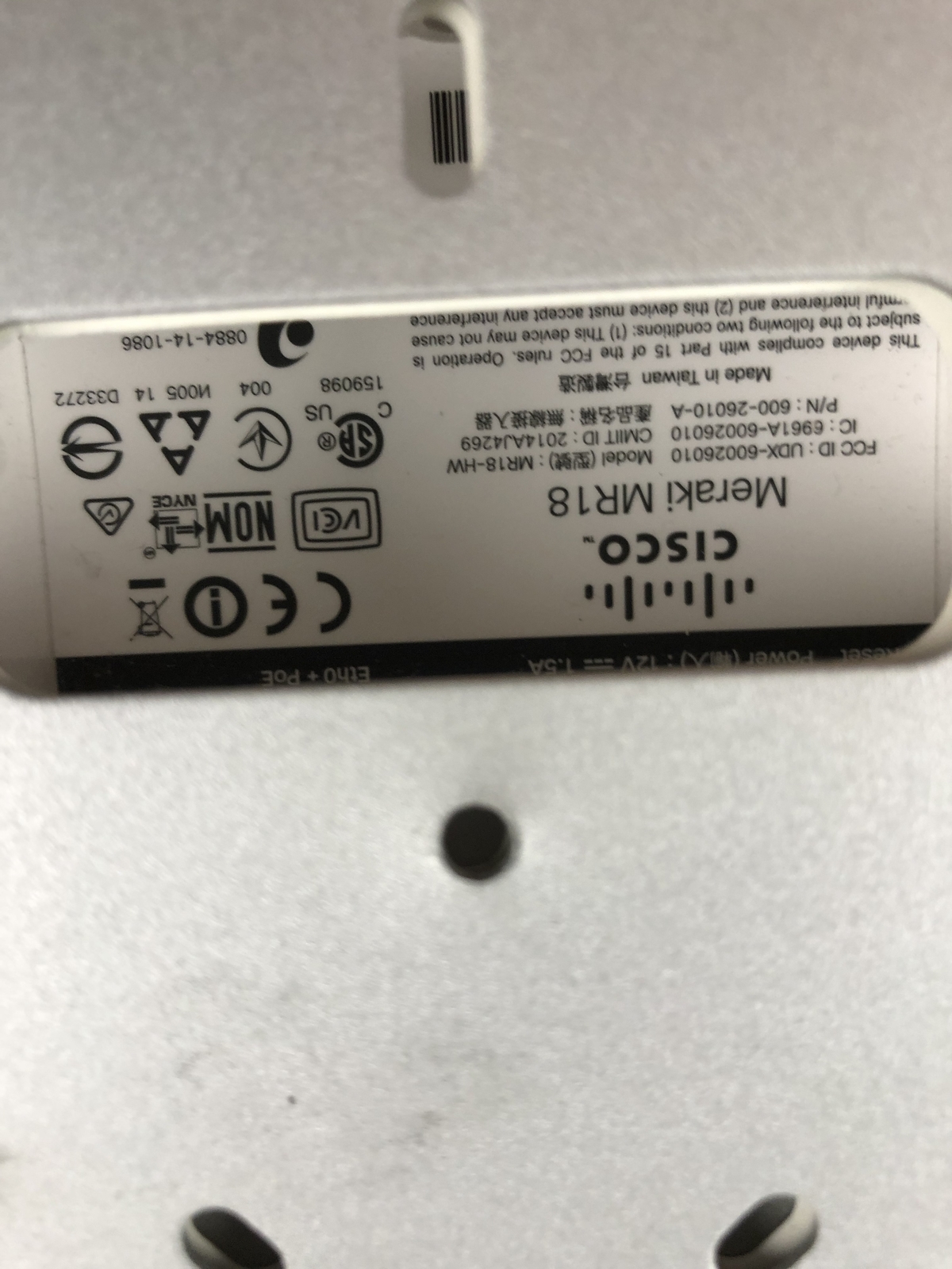 meraki license cost on Cisco Meraki Mr18 Access Point With 2 Year License For Sale Online Ebay