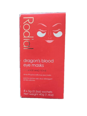 Rodial Dragon's Blood Eye Masks, 8 Count 1.4 Ounce