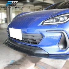 Fits 17-20 Subaru BRZ Front Bumper Lip Unpainted PU IKON V4 Style Chin Splitter