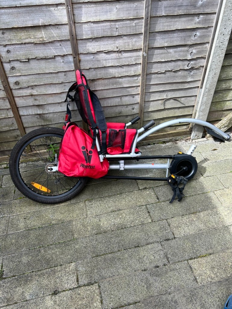 Weehoo Tag along Bike Trailer for children eBay