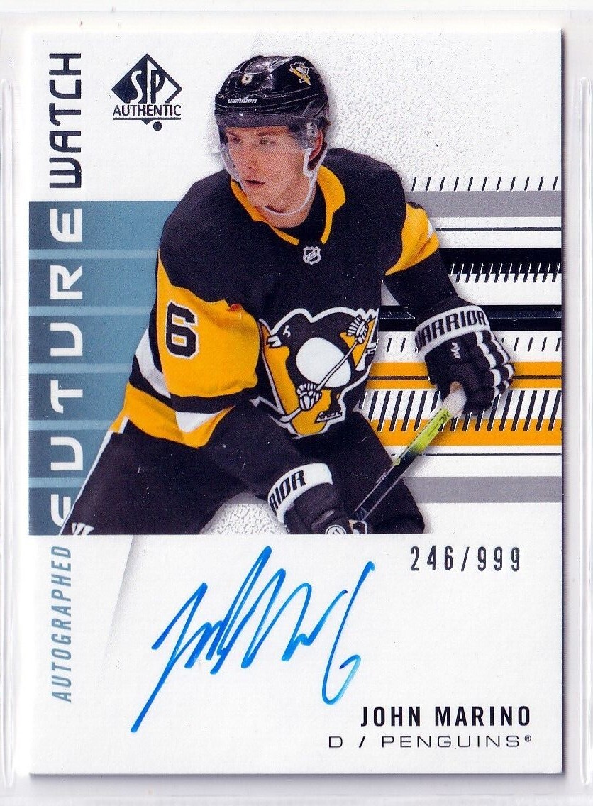 2019-20 SP Authentic Future Watch #241 John Marino RC AUTO /999 - DEVILS