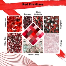Red Fire Glass
