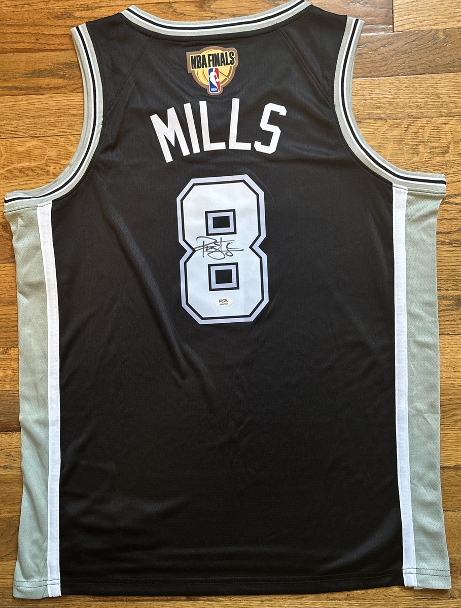 Patty Mills Signed Autographed San Antonio Spurs NBA Finals Jersey