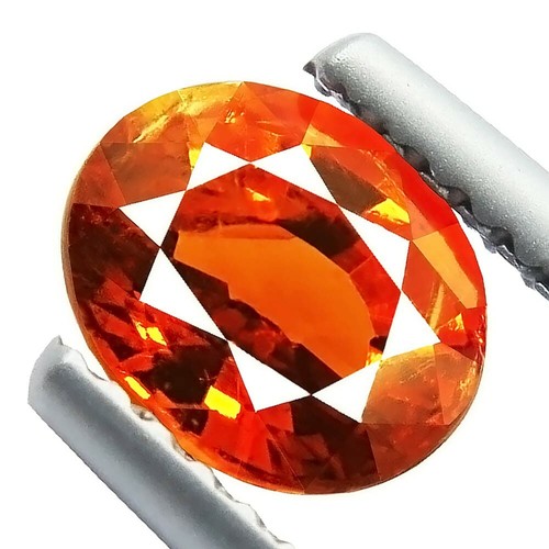 Bonny 1.41ct Oval Cut Vermillion Color Spessartine Garnet Mined at Namibia - Picture 2 of 6