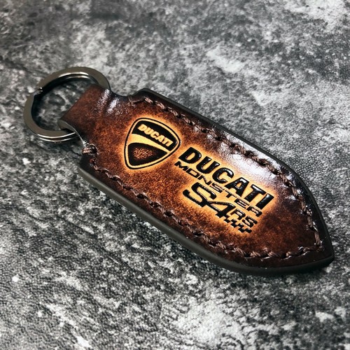 Handmade Ducati monster S4RS leather keychain. 1EA - Picture 2 of 8