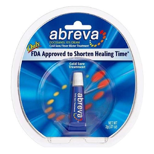 Abreva Cold Sore Fever Blister Treatment Tube ( .07 oz 2g ) EXP 2020 Docosanol 307660801009 eBay