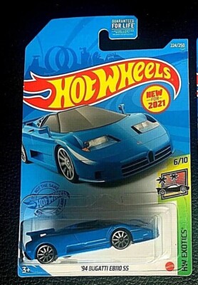 Hot wheels  94 Bugatti EB110 SS 6/10 HW Exotics 224/250