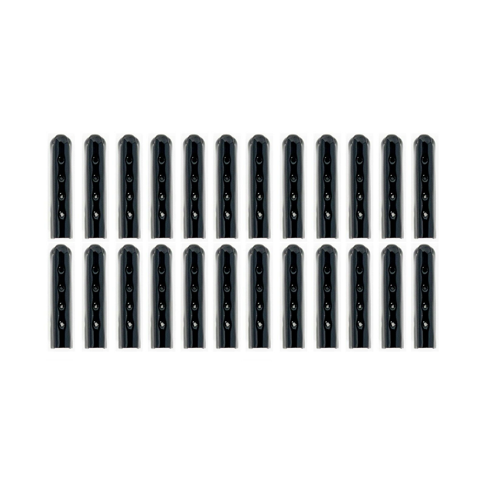 Litlaces - Aglet Tips Removable Clamp On Easy to Install Gold Tips - 24pc