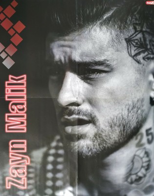 ZAYN MALIK - A2 Poster (XL - 42 x 55 cm) - One Direction Clippings Sammlung NEU