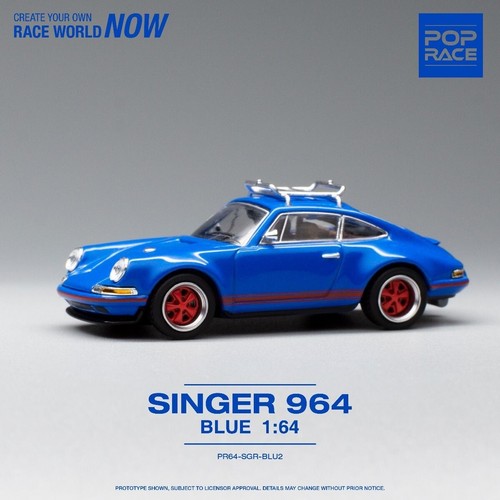 POP RACE - PR64-0018 - SINGER BLUE WITH WAKEBOARD - Picture 4 of 5