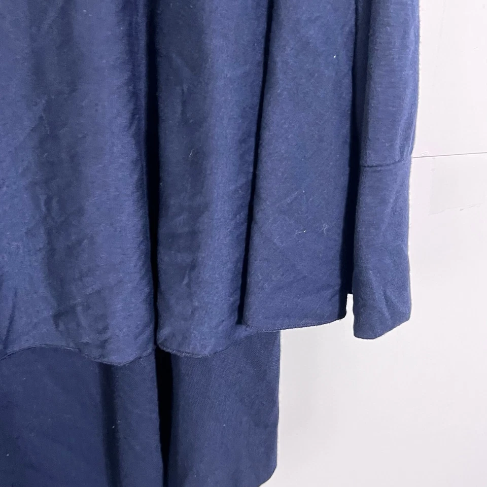 Blusa Top Serena Williams Mujer De Gran Tamaño Talla L Azul Firma Declaración Foto 4 de 4