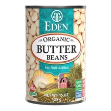 Organic Butter Beans Baby Lima  15 Oz (Case Of 12) By Eden Foods