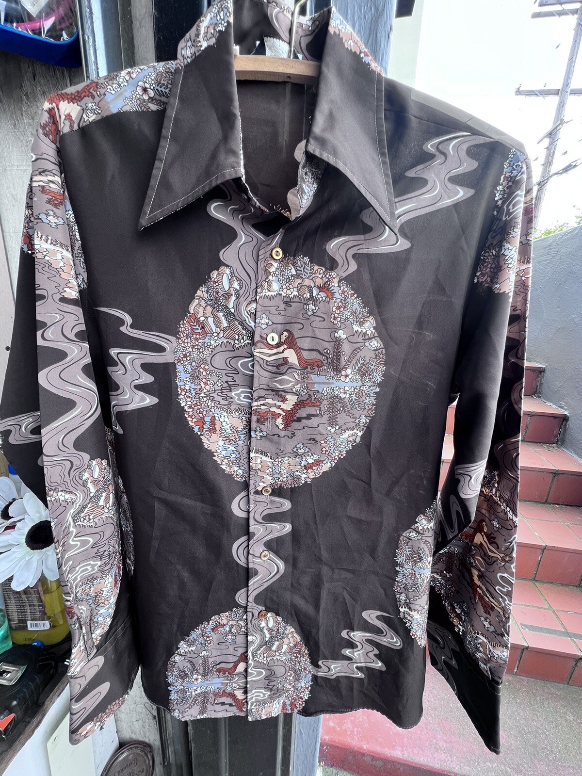 RARE Vintage Chemise Et Cie “Images In A pond” Lightw… Gem