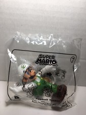 McDONALDS HAPPY MEAL TOYS, SUPER MARIO 2018  7 Luigi Fireball Tosser New