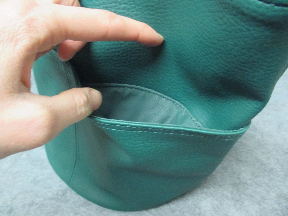 Elizabeth Arden Girasoles Bolso de Mano Saco Bolso de Hombro Playa Verde Imitación Cuero Foto 4 de 4