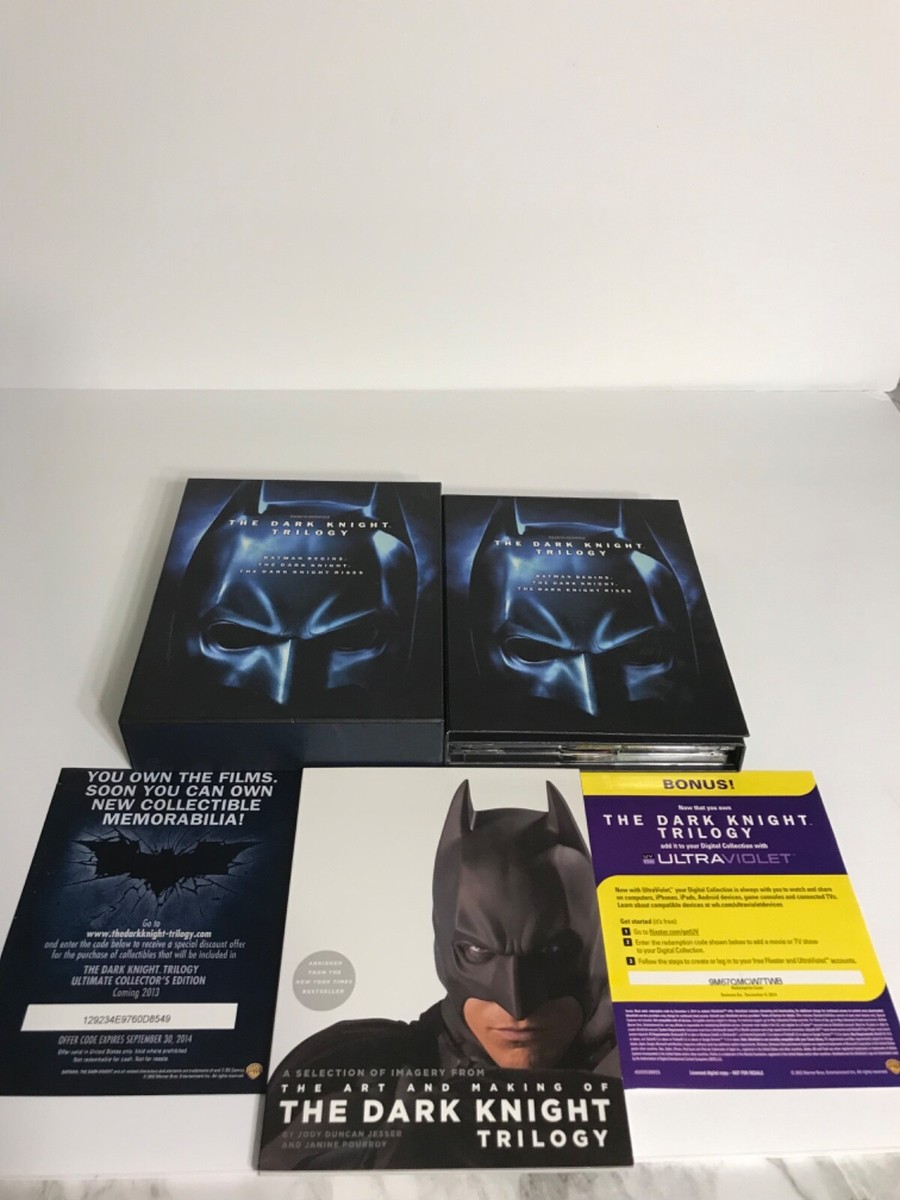 Vintage 2012' Warner Bros The Dark Knight Trilogy Blu-Ray 5 Disc