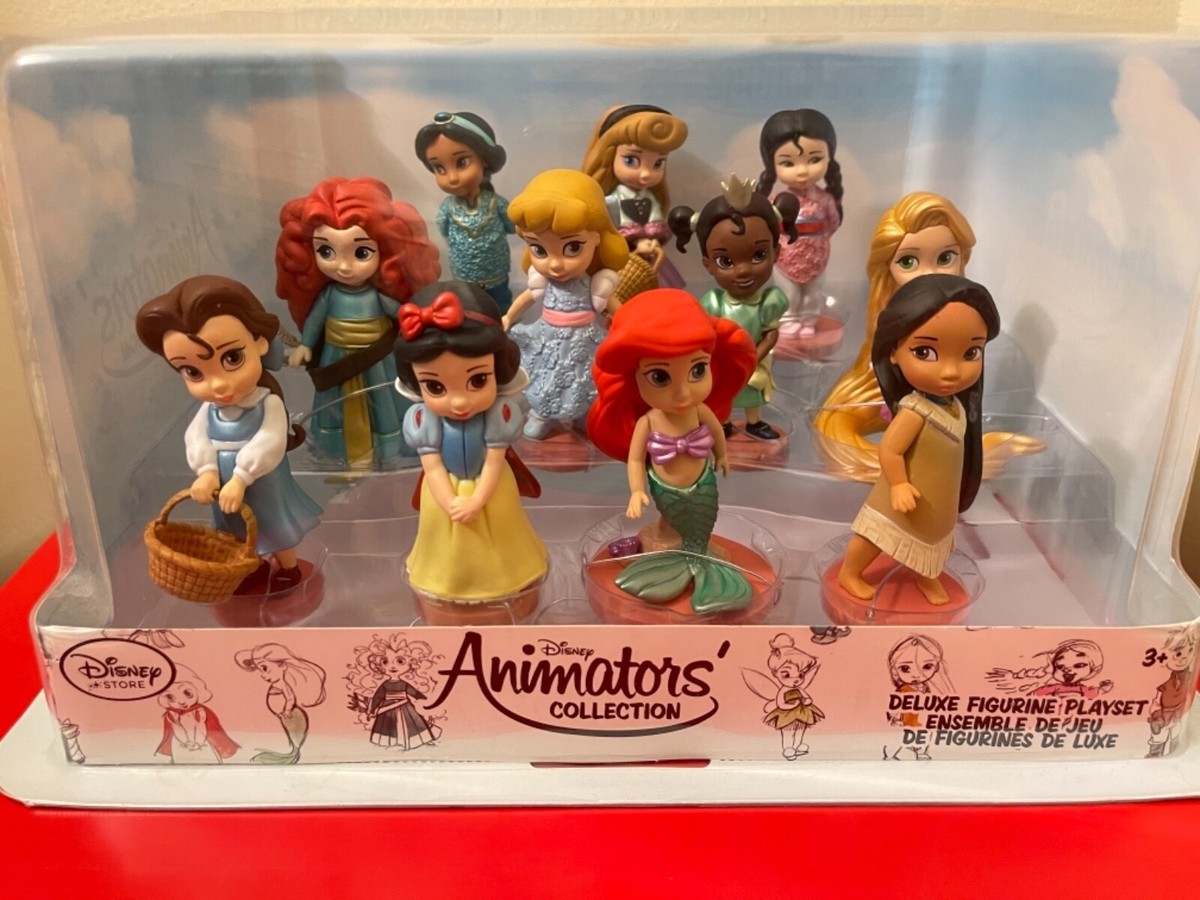 Disney Store Animator Collection Deluxe 11 Figures Play Set