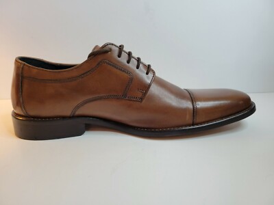 J. Murphy by Johnston Murphy Novick Cap Toe Brown Dress Shoe 16M #59-11566 Men main image 4