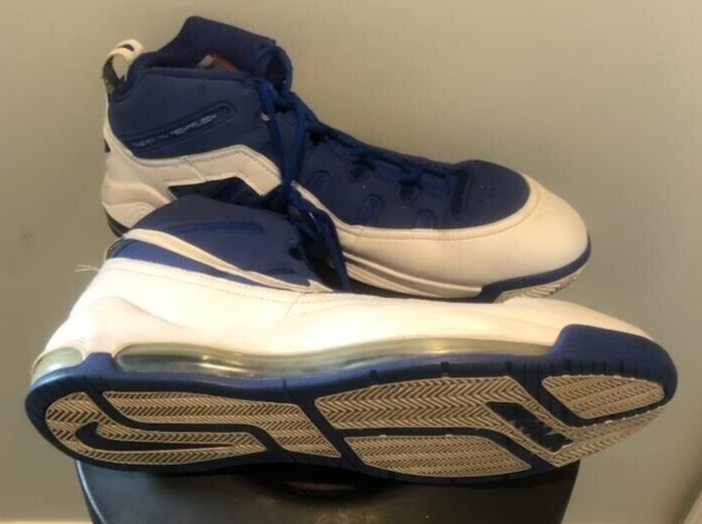 Nike Mens Air Max Elite 324825-114 White Basketball Shoes  display picture 3